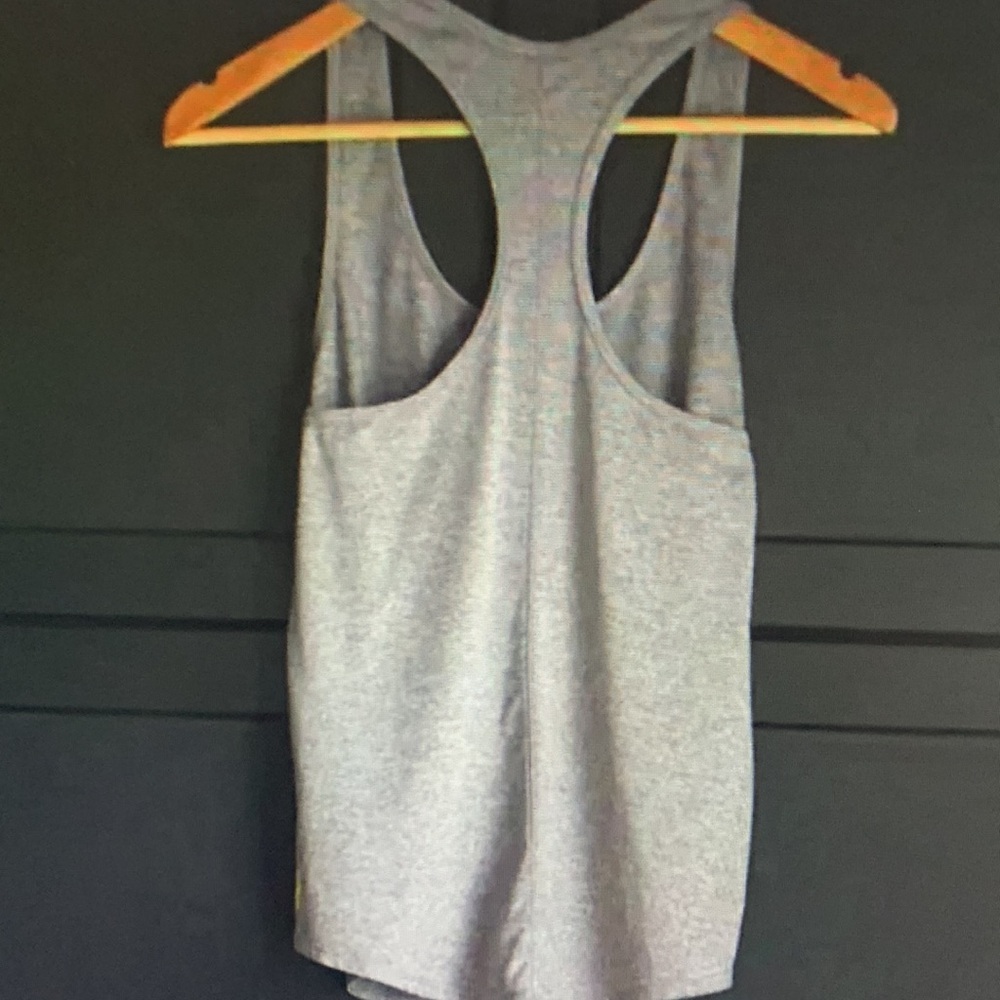 Gray Racerback Tank Top - Picture 2 of 2
